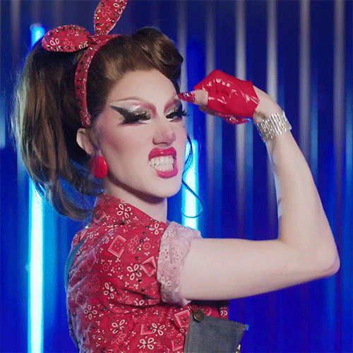 We Can Do It Girl Power Drag Queen GIF