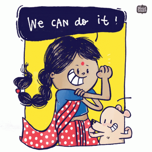 We Can Do It Strong People Wins GIF