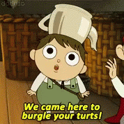 We Come To Burgle Over The Garden Wall GIF