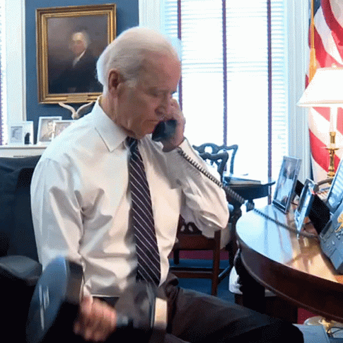We Did It Joe Biden Lifting Dumbbell GIF