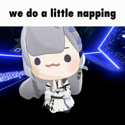 We Do A Little Napping Cartoon Girl GIF