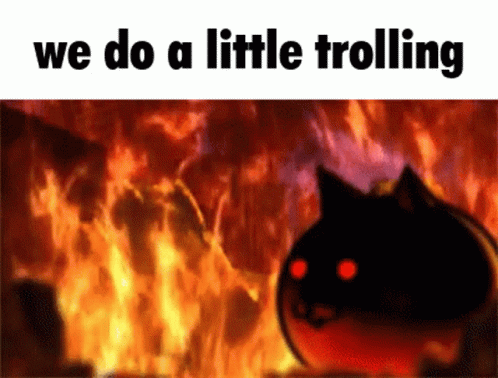 We Do A Little Trolling Battle Cats GIF