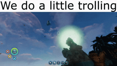 We Do A Little Trolling Subnautica GIF