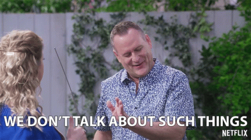 We Don't Do That Talking Things Here GIF