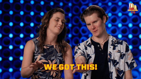 We Got This Couple Power GIF