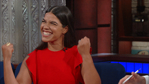 We Have Power America Ferrera Flexing Muscle GIF