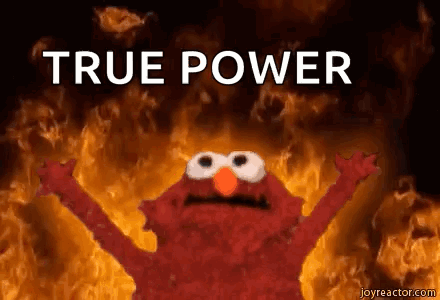 We Have Power Elmo Sesame Street Meme GIF