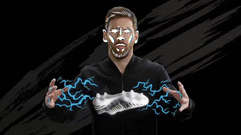 We Have Power Lionel Messi Lightning Bolt GIF