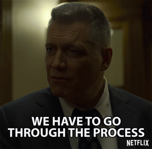 We Have To Go Through The Process GIF