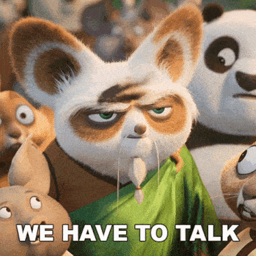 We Have To Talk Master Shifu Gif GIF