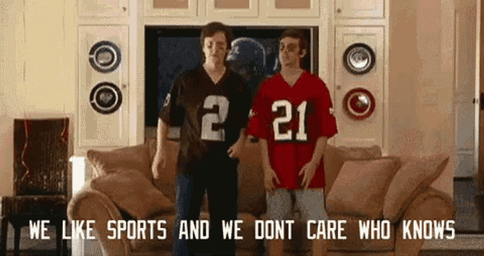 We like sports The Lonely Island gif.