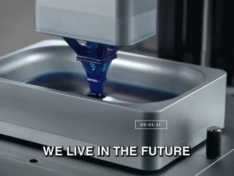 We Live In The Future 3d Printing Paris GIF