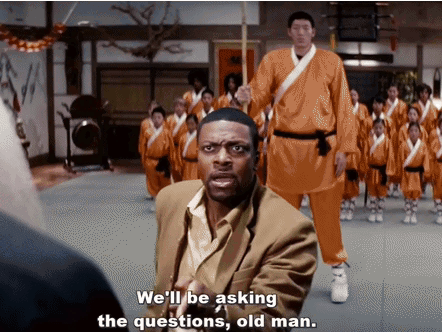 We'll Be Asking The Questions Old Man To Kids GIF