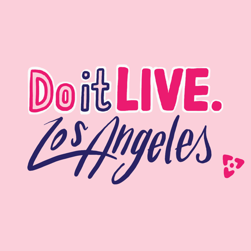 We'll Do It Live Los Angeles Colorful Design GIF