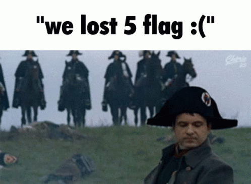 We Lost Five Flag Napoleon Meme GIF