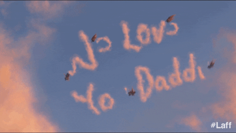 Flying Baby Dragon We Love You Daddy GIF