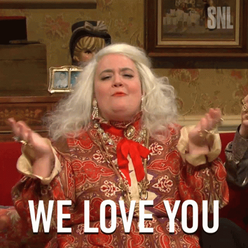 Aidy Bryant We Love You GIF