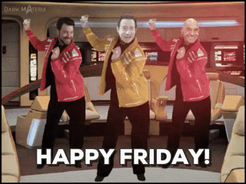 We Made It To Friday Dancing Men GIF