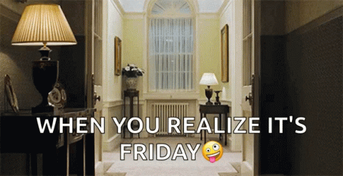 We Made It To Friday Side Step GIF