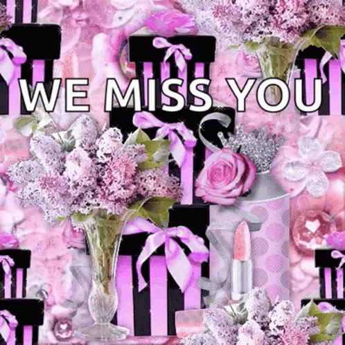 We Miss You Bouquet GIF