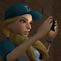 We Missed You Cartoon Girl GIF