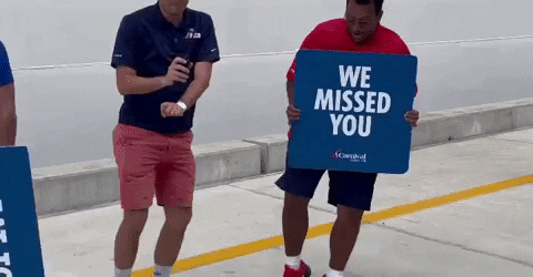 We Missed You Three Men GIF