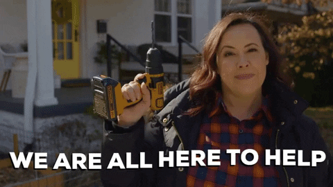 We're All Here Help Is On The Way GIF