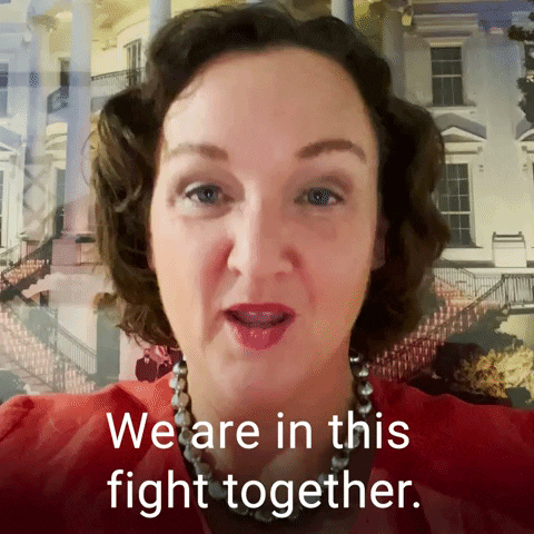 We're All In This Fight Together Katie Porter GIF