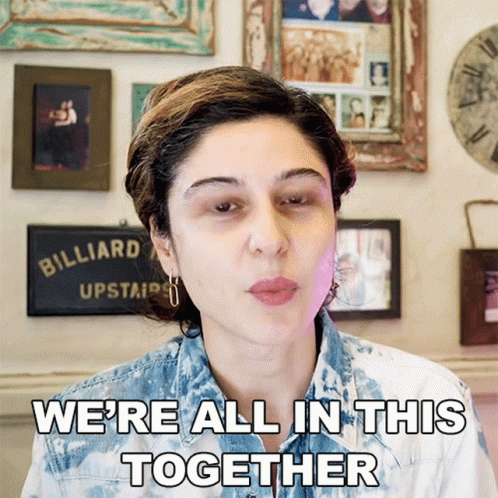 We're All In This Together Scherezade Shroff GIF