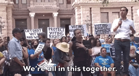 We're All In This Together Beto O'rourke GIF