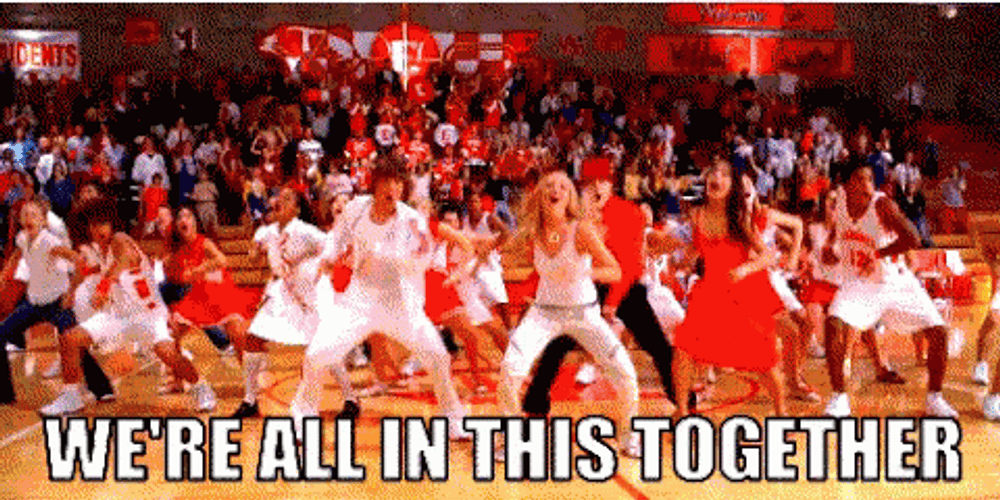 We're All In This Together High School Musical GIF