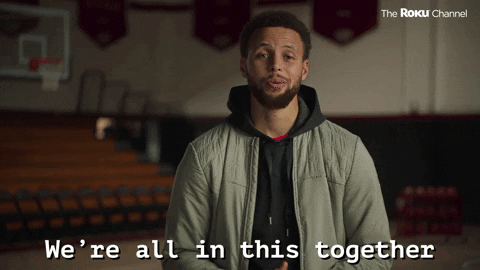 We're All In This Together Steph Curry GIF