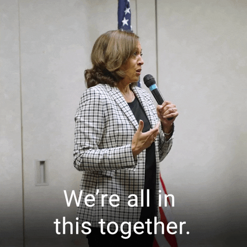We're All In This Together Vp Kamala Harris GIF