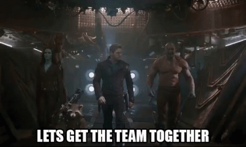 We're Getting The Band Back Together Guardians Galaxy GIF