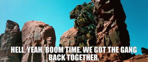 We're Getting The Band Back Together Transformers GIF