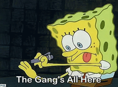 We're Getting The Band Gang Back Together Spongebob GIF