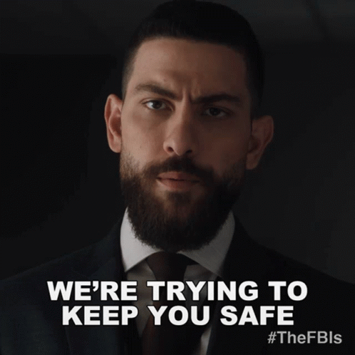 We're Secret Service Trying To Keep You Safe GIF