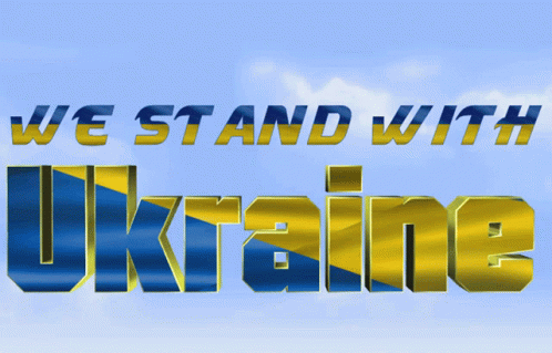 We Stand With Ukraine GIF