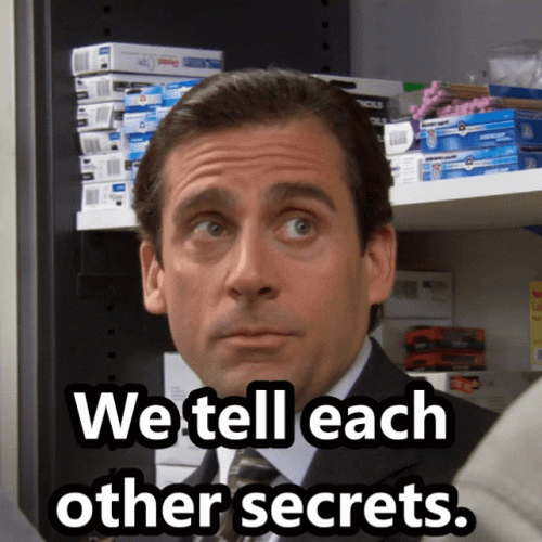We Tell Each Other Gossip GIF