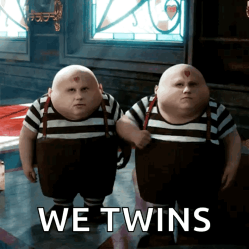 We Twins Cartoon Characters