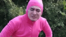 We Wear Pink On Wednesdays Man Raising Hands GIF