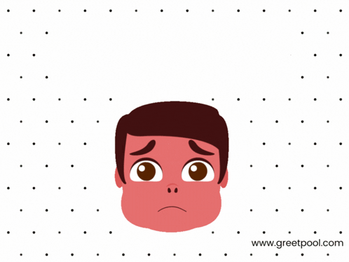 We Will Miss You Greeting Card Crying Face