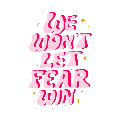 We Won't Let Fear Win Poster