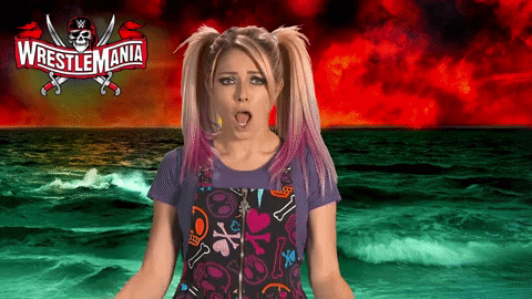We Wrestler Alexa Bliss Fake Cry GIF