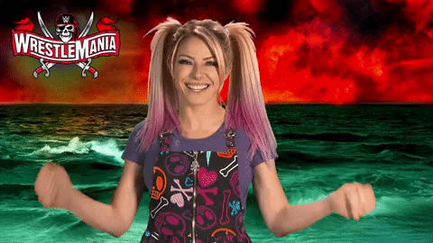 We Wrestler Alexa Bliss Happy GIF