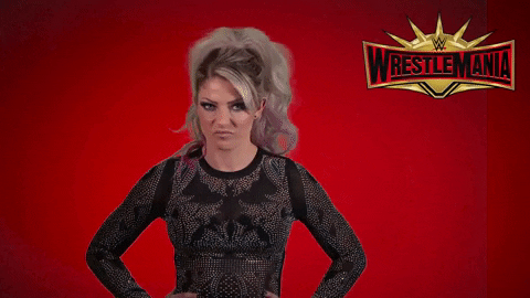 We Wrestler Alexa Bliss No Headshake GIF