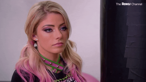 We Wrestler Alexa Bliss Nod GIF