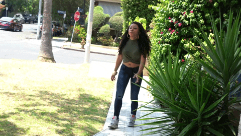 Weak Legs Exhausted Lady GIF