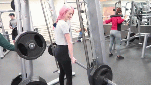 Weak Newbie Lady Kennedy Walsh Working Out GIF