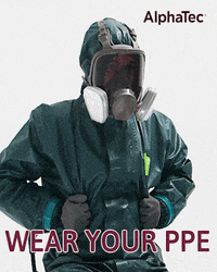 Wear You Hazmat Suit Two Thumbs Up Reminder GIF